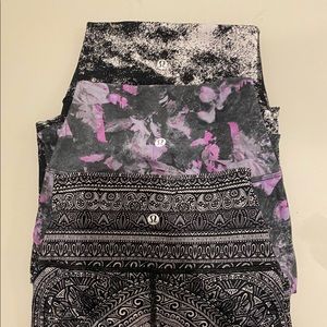 Lot of lululemon size 0 leggings